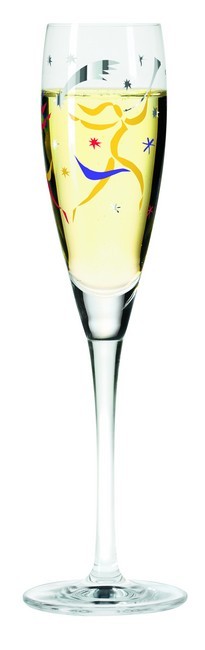 20 Years Of Art Prosecco Glass
