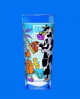 “Professor Cow” Milk Glass