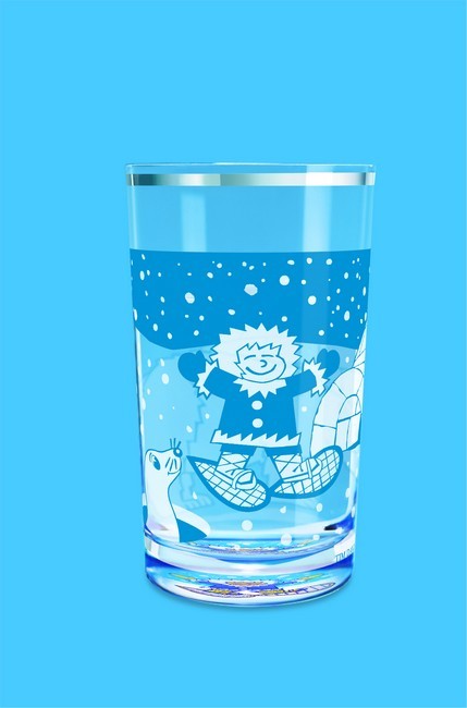 Spring Eskimo Aqua Glass