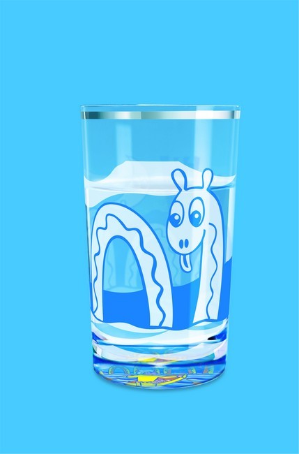 Spring Nessie Aqua Glass