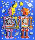 Space Robot Lovers (Blue Series)