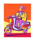 Orange Scooter