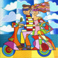 Pink Scooter